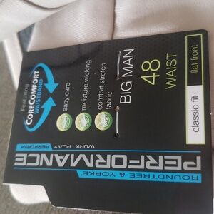 Big Man 48" Work Play Tech Comfort Stretch Performance Golf Travel Shorts